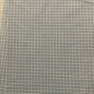 Sky Blue and White Checkered Fabric- 2 yards